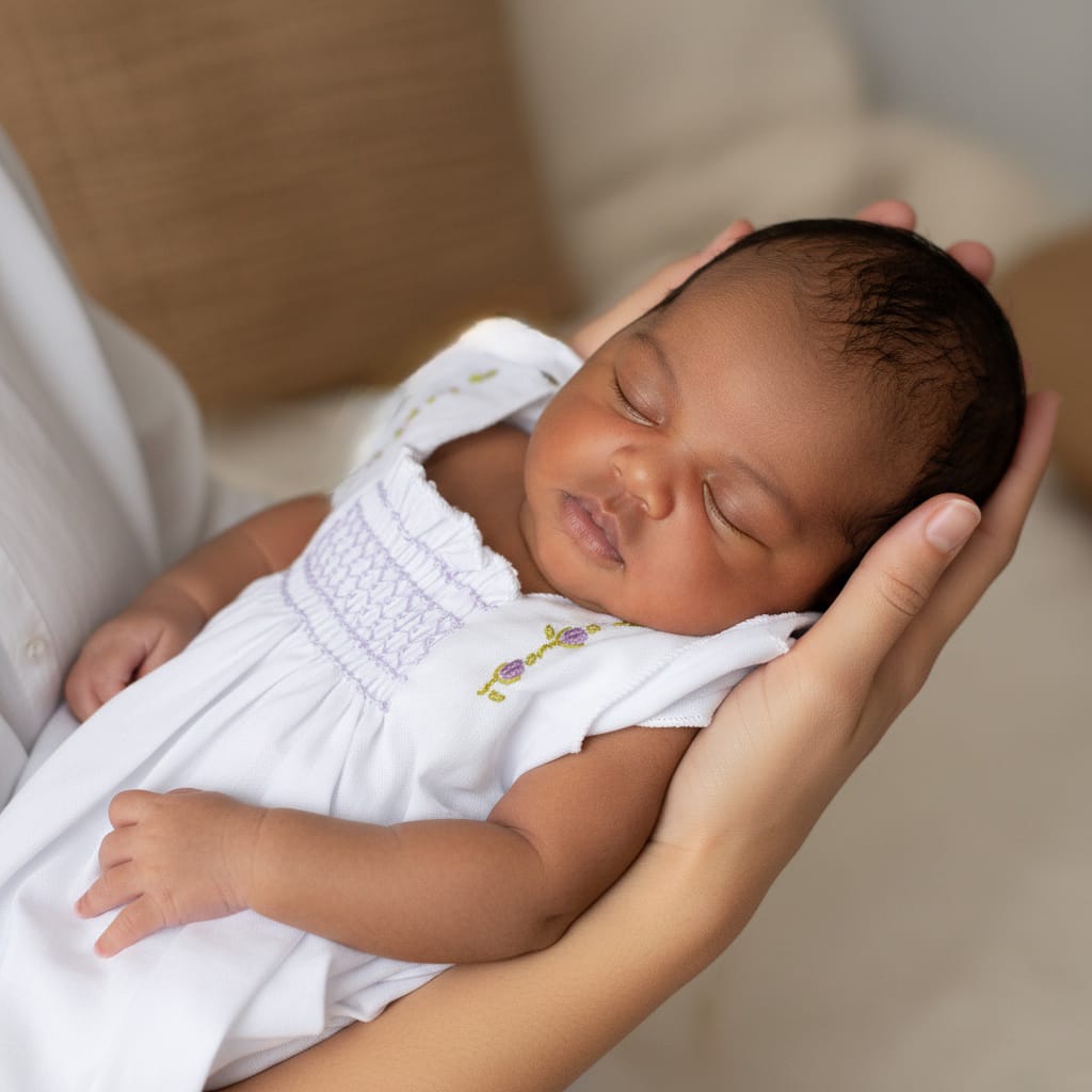 Handmade Smocked Newborn Dress Collection - 0 to 3 months