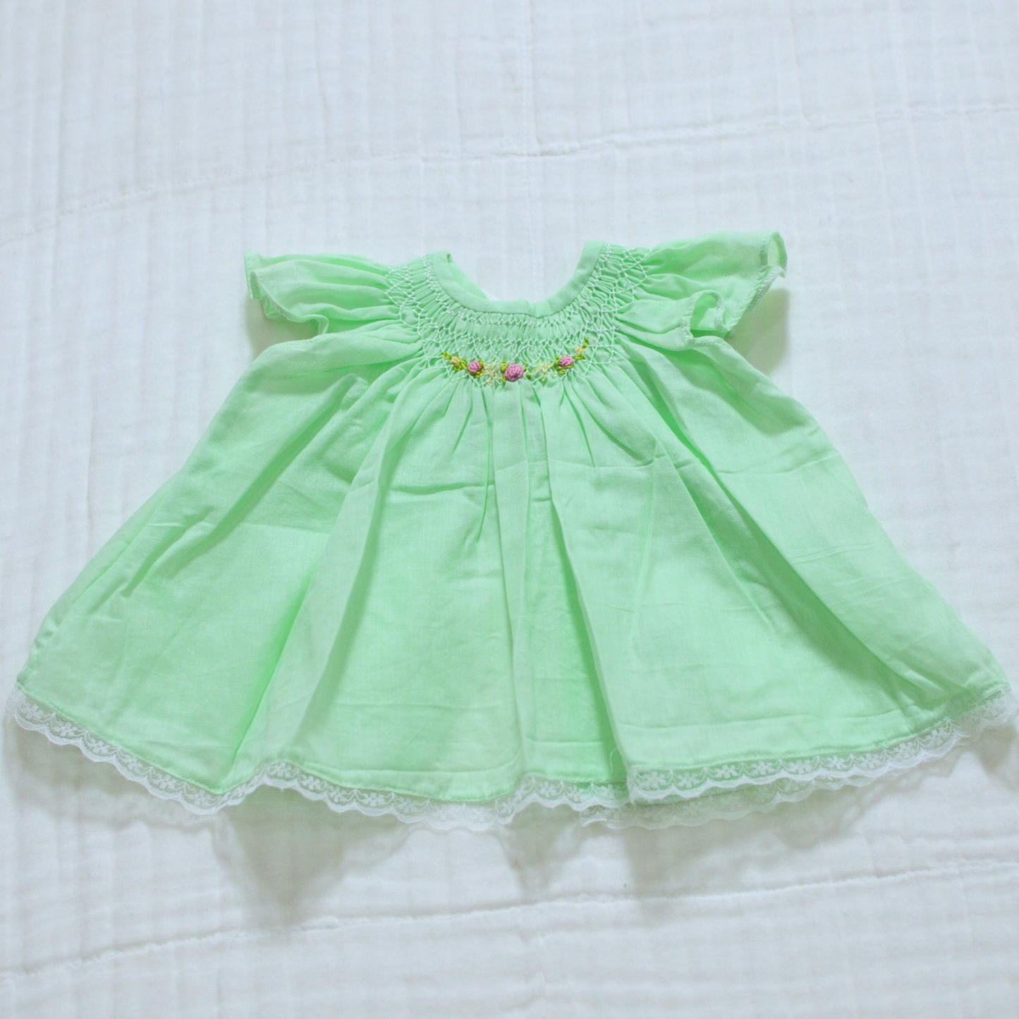 Handmade Bishop Smock Newborn Dress (Colours)