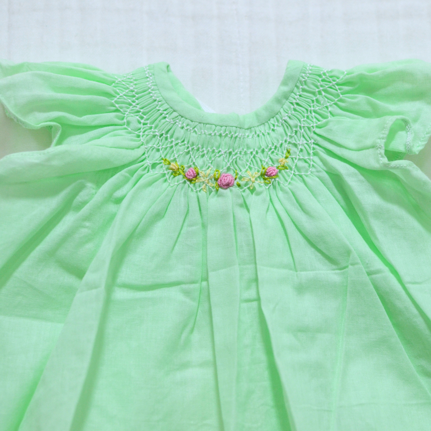 Handmade Bishop Smock Newborn Dress (Colours)