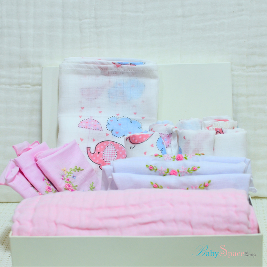 Baby Hamper Blanket, Nappy, Towel Gift Box