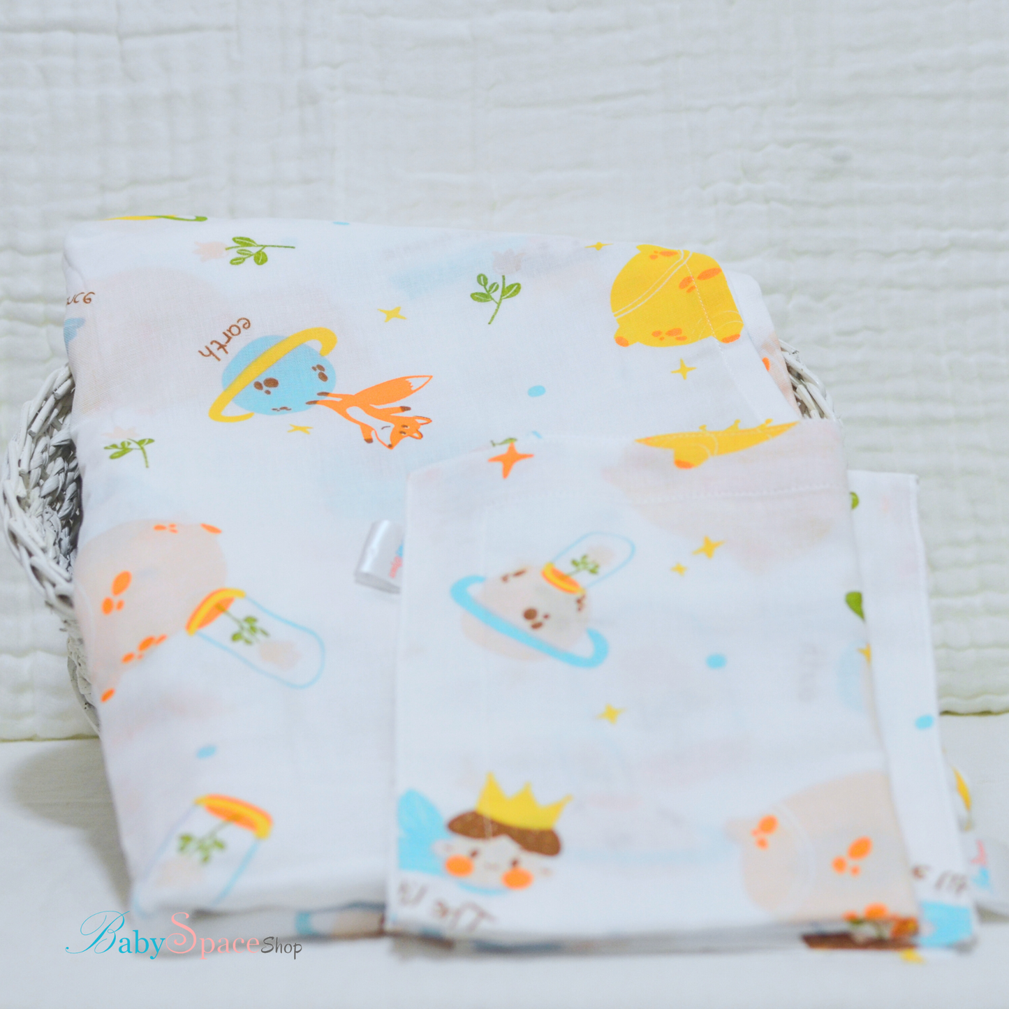 Baby Cot Sheet with 2 Matching Pillow Cases V