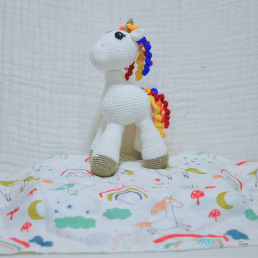 Handmade Crochet Unicorn
