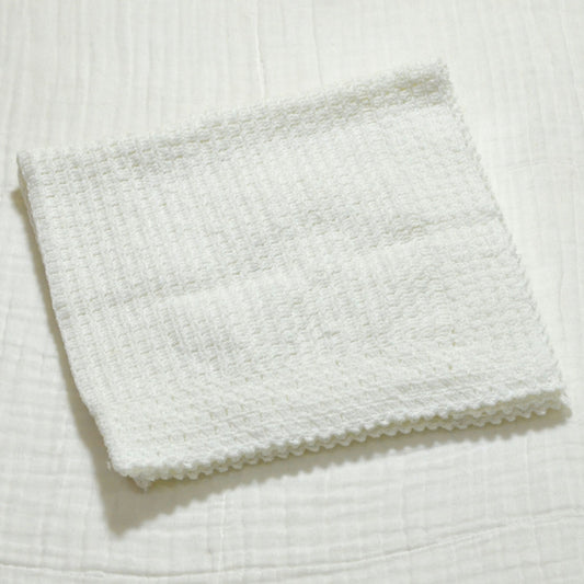 Handmade Crochet Baby Blanket White - 70 x 80cm