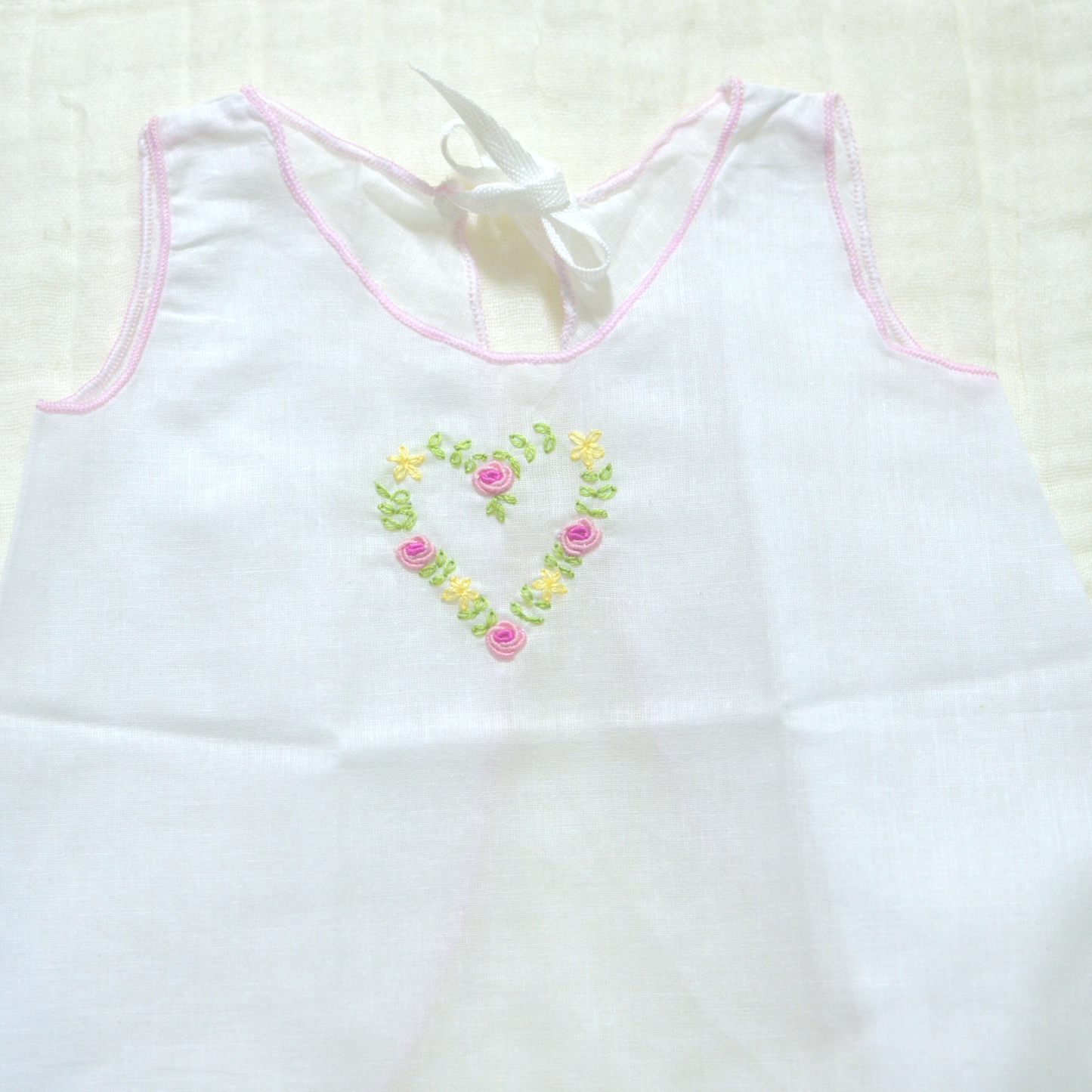 Handmade Newborn Shirt/Dress - Muslin VI
