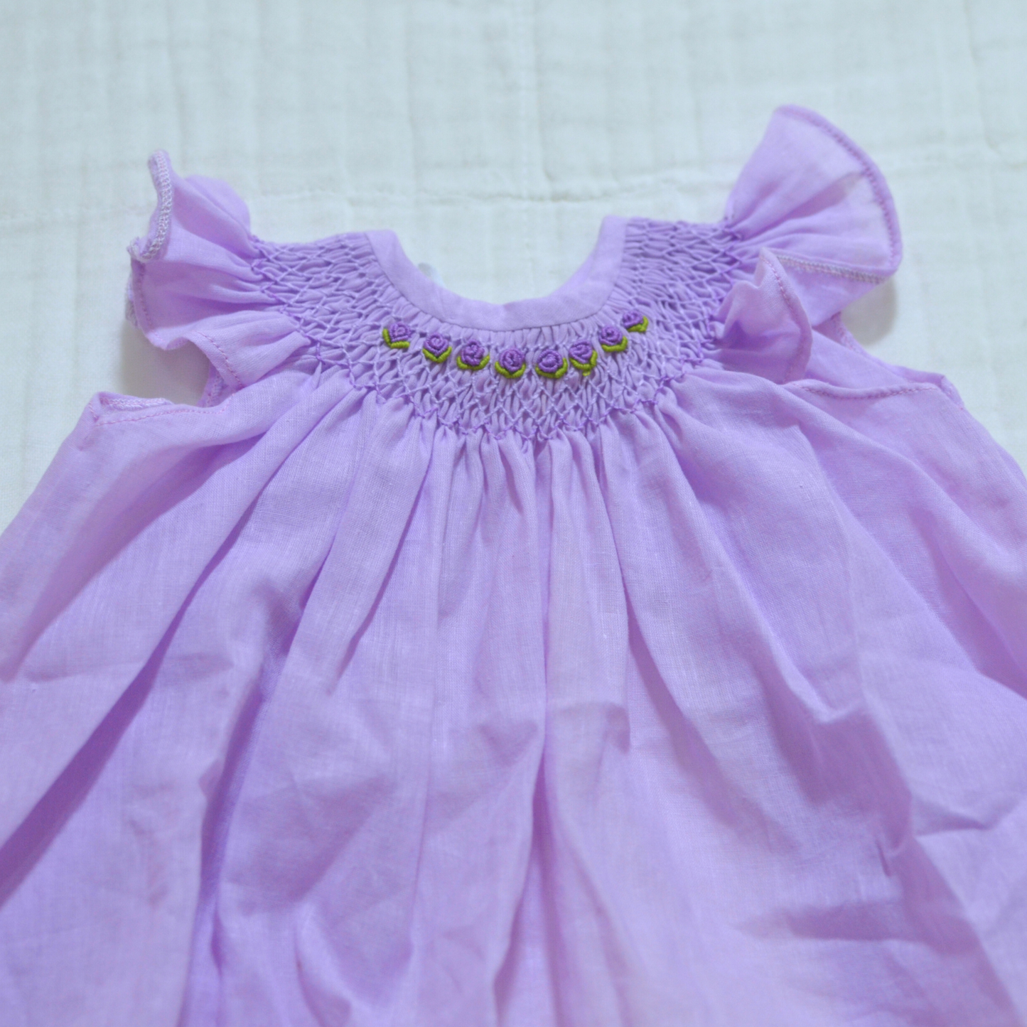 Handmade Bishop Smock Newborn Dress (Colours)