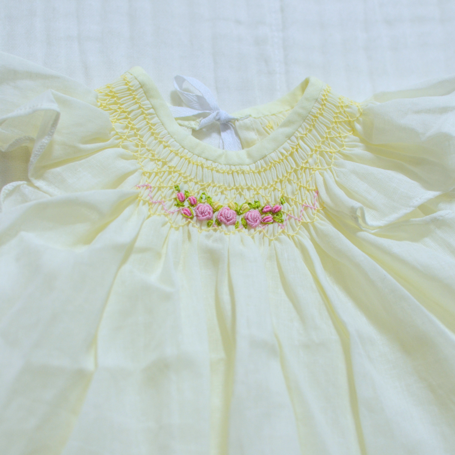 Handmade Bishop Smock Newborn Dress (Colours)