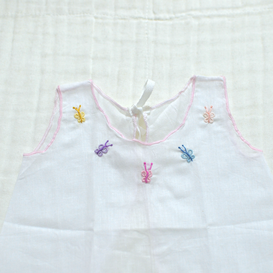 Handmade Newborn Shirt/Dress - Muslin VIII