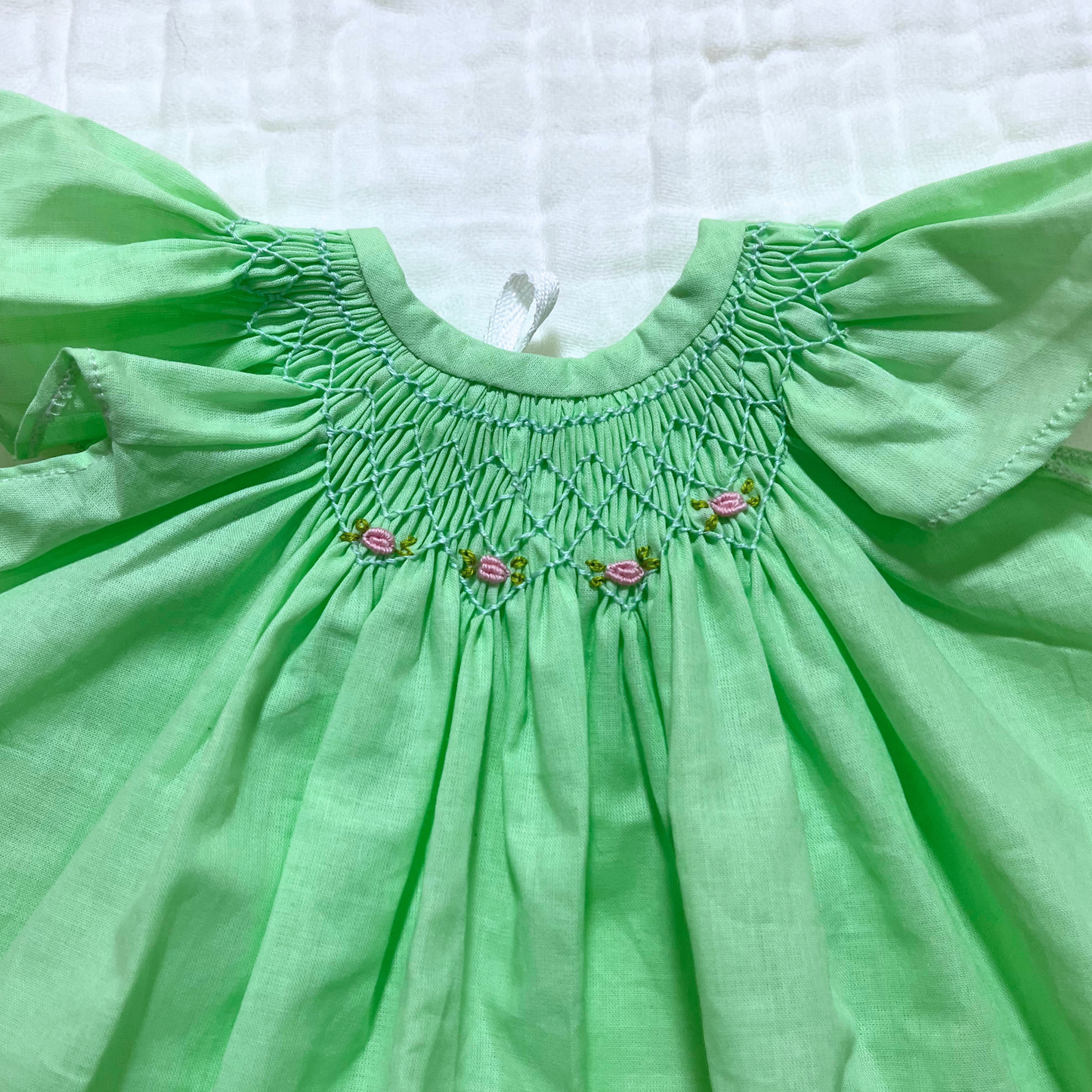 Handmade Bishop Smock Newborn Dress (Colours)