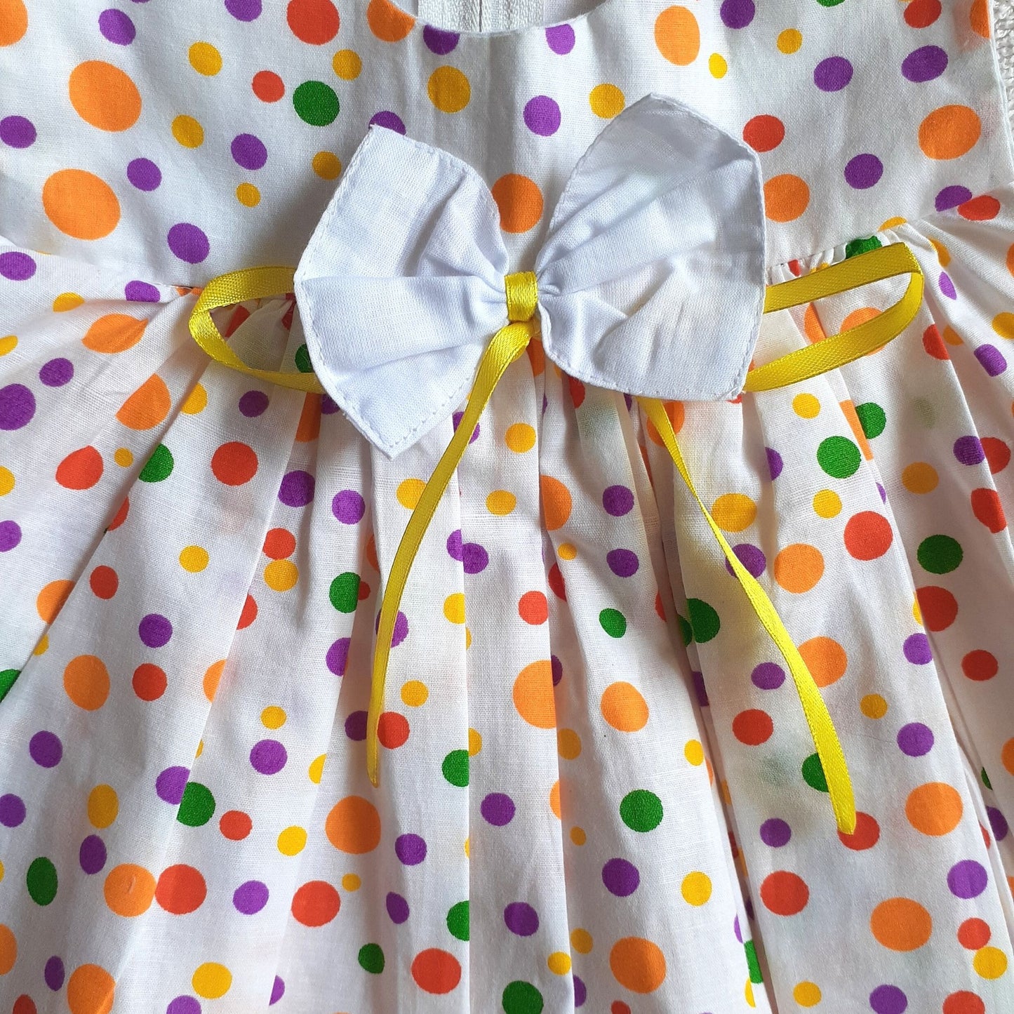 Handmade Dress Polka Dots - 6 to 9 months