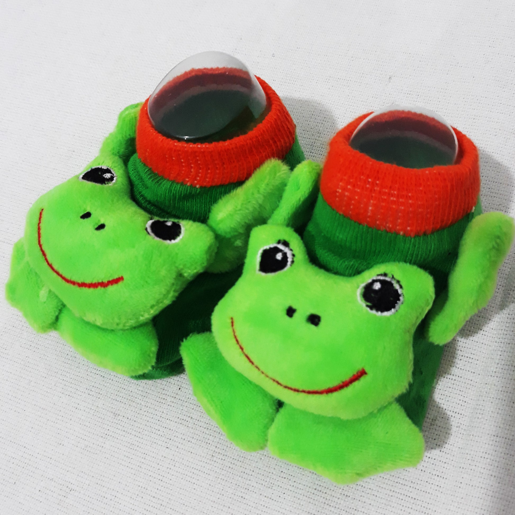 Anti Slip 3D Animal Head Baby Socks with Rubber Sole II - BabySpace Shop