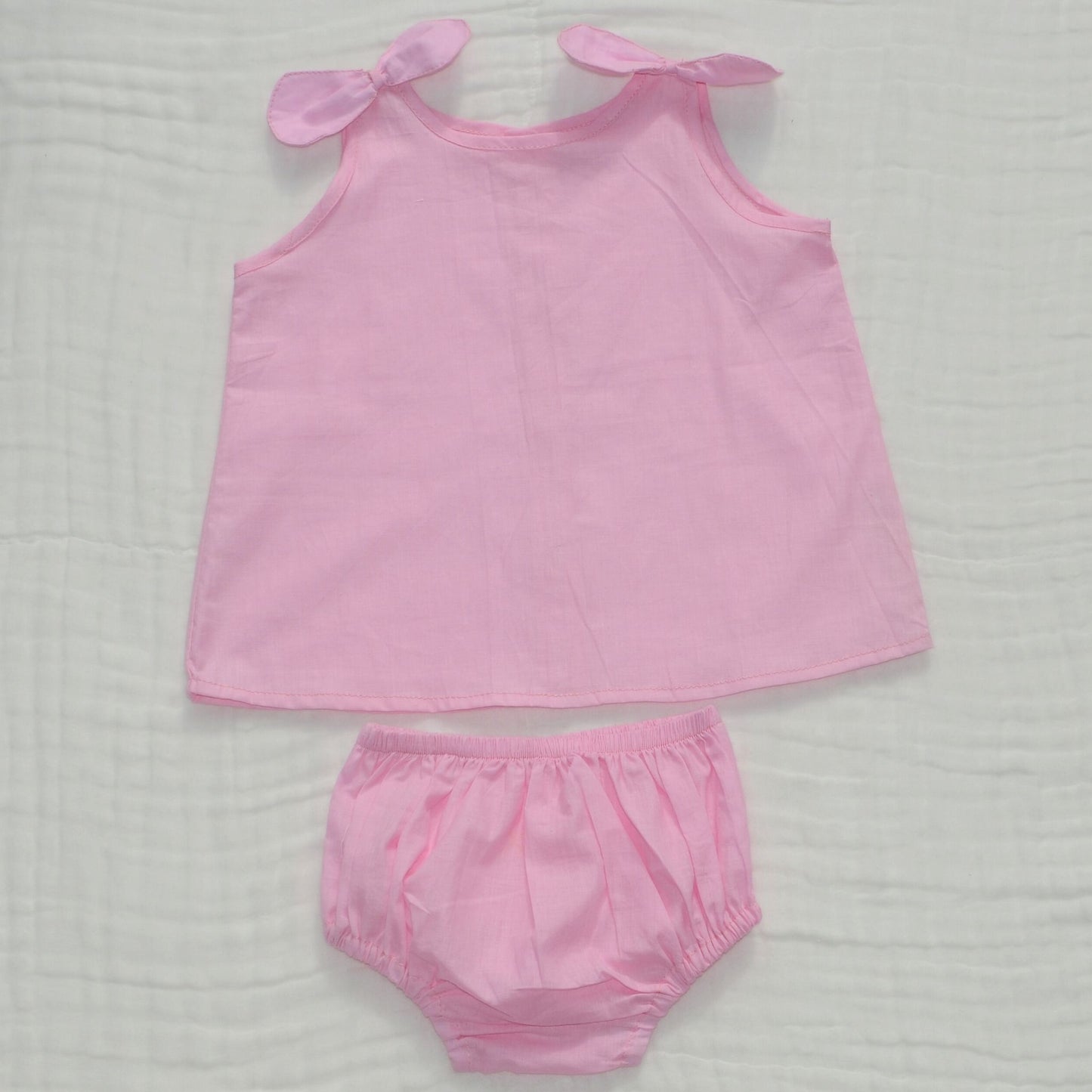 Baby Vest and Panty - 3 to 6 months Pink
