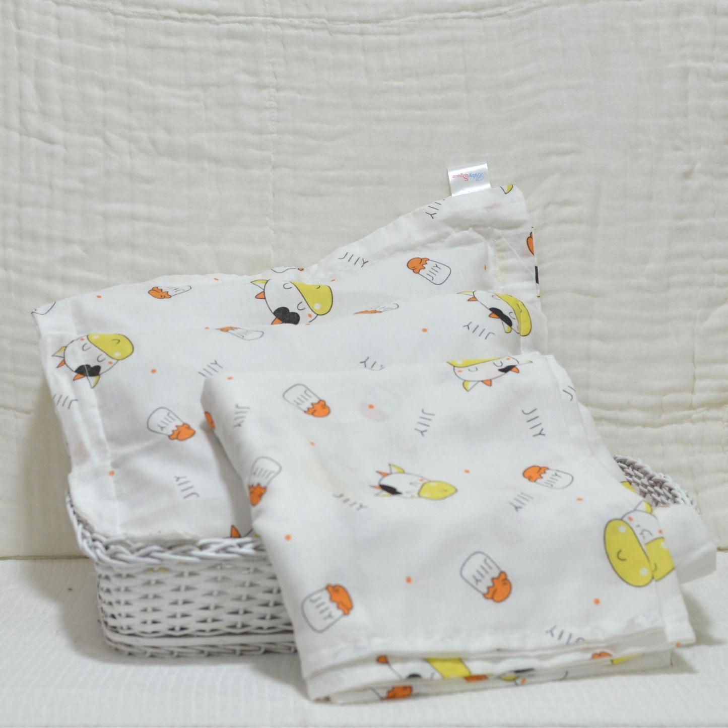Baby Cot Sheet with 2 Matching Pillow Cases III