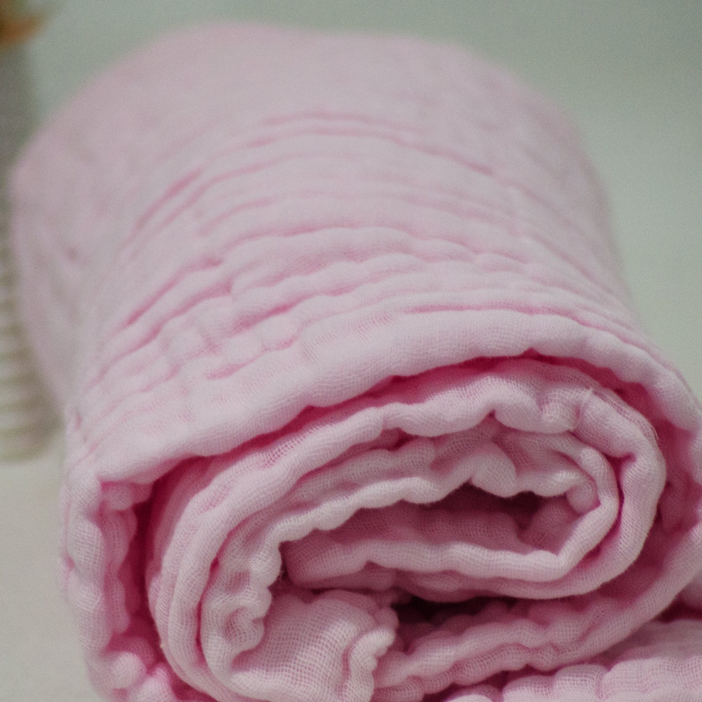 6-Layered Cotton Gauze Baby Towel/Blankets - Pink, Blue New - BabySpace Shop