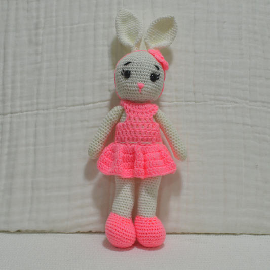 Handmade Crochet Bunny Rabbit Stuffed Toy