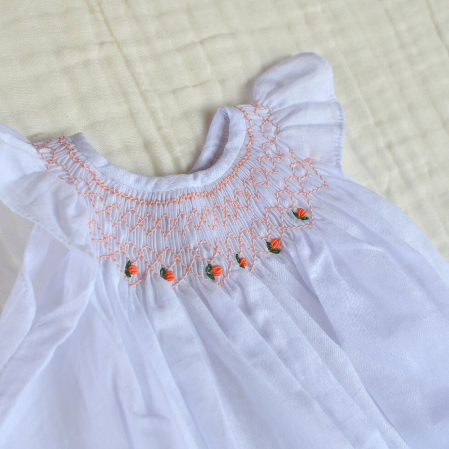 Handmade Smocked Newborn Dress Collection - 3 to 6 months
