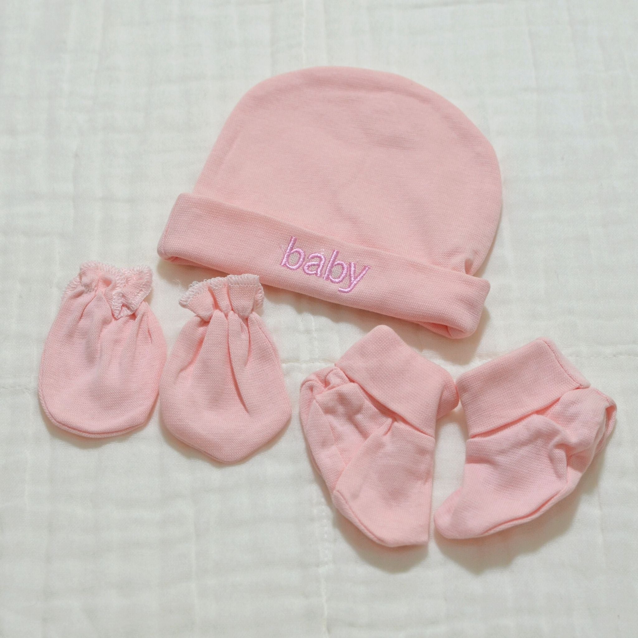 Baby Hat, Socks, Mittens - Newborn Cotton – BabySpace Shop