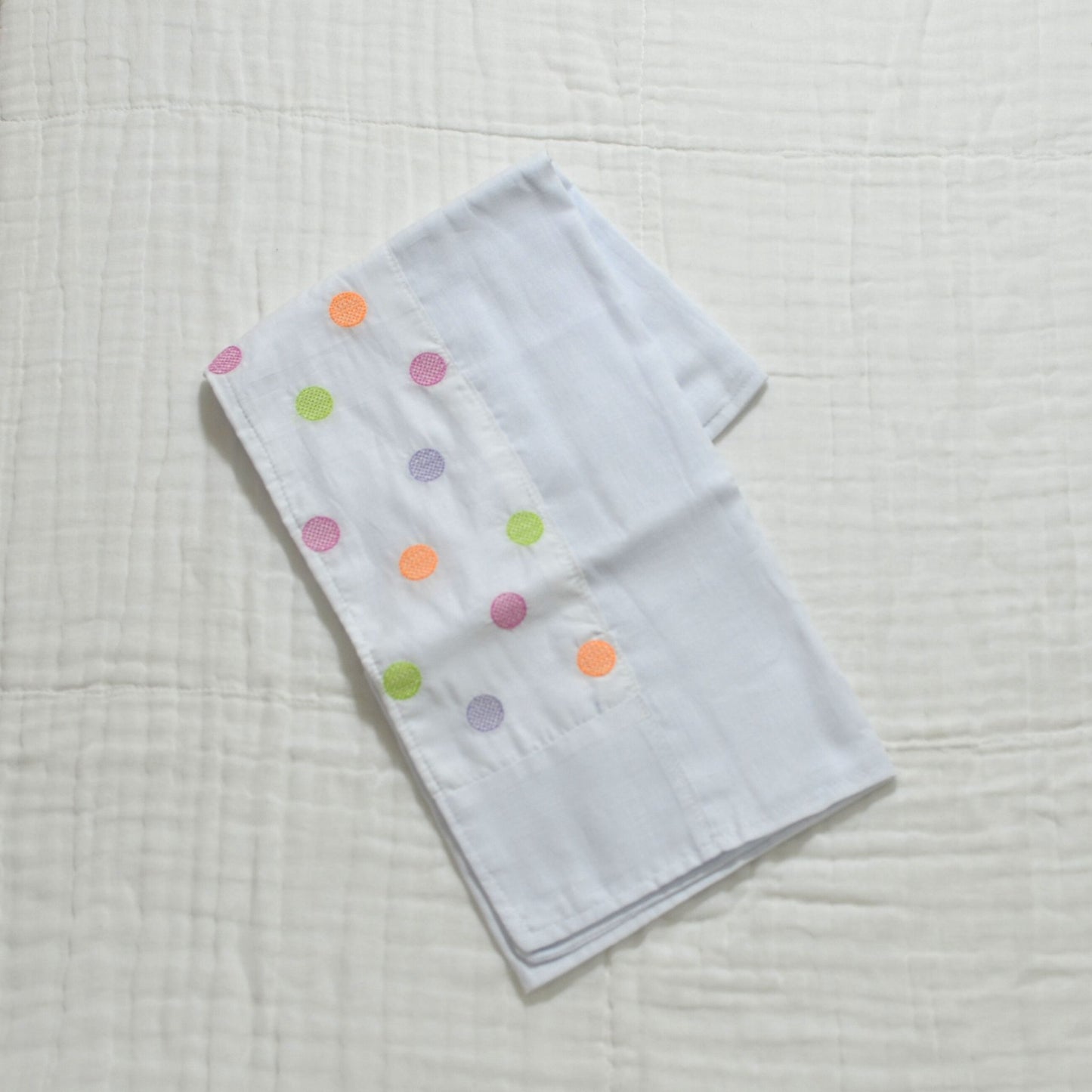 Cotton Baby Towel - With Embroidery 26" x 35"