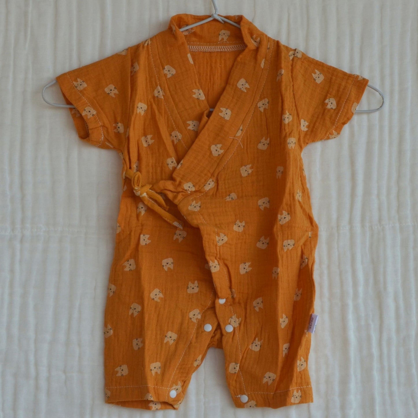 Muslin Short Sleeve Baby Romper / Jumpsuit - 0-3month size