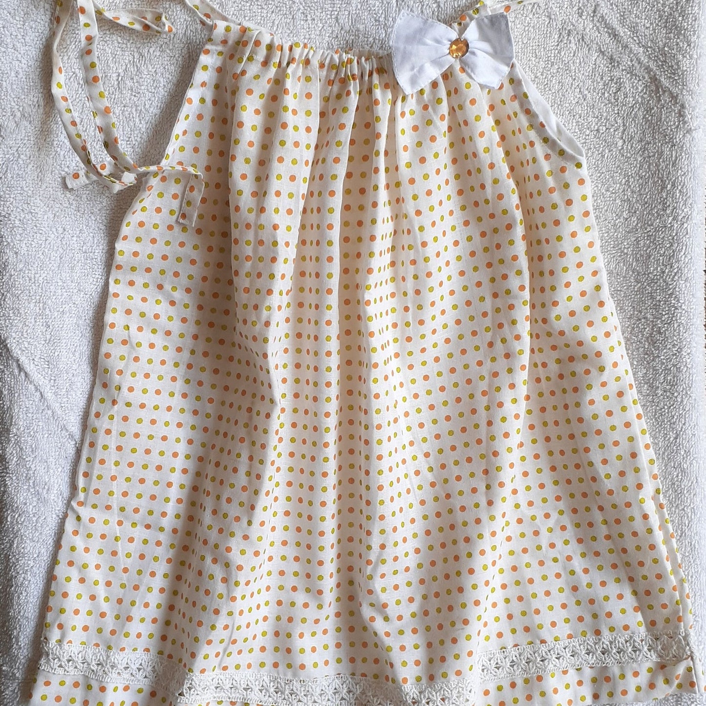 Dotted Pillowcase Dress - 12 months