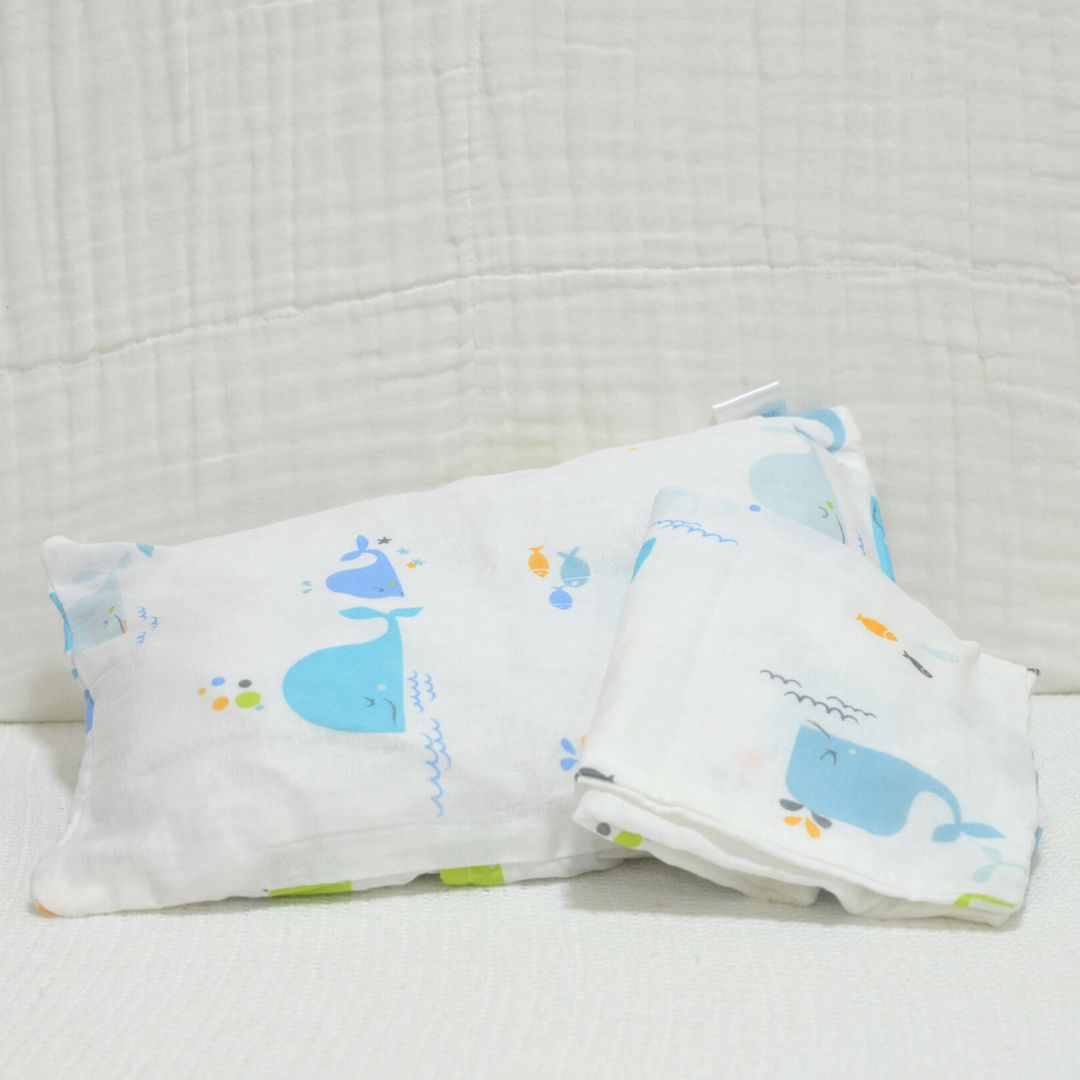 2 Baby Pillow Cases - 14"x10"